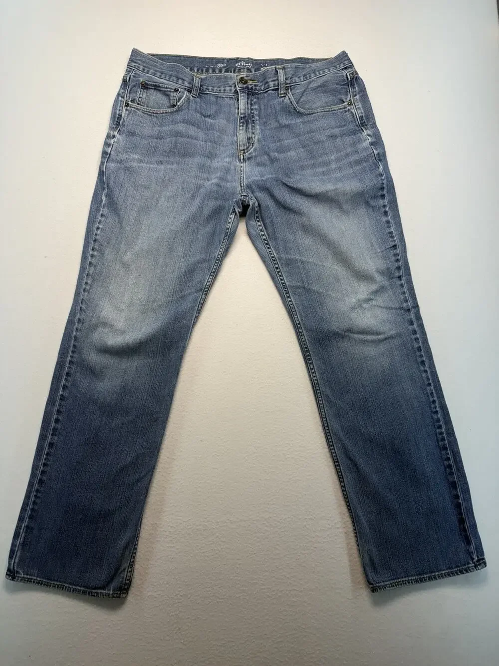 Old Navy Jeans Men 38x32 Loose Fit Skater Casual Straight Leg RN73277 Flex